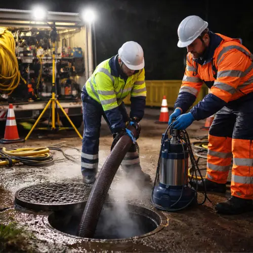 Emergency pump repair and breakdown response