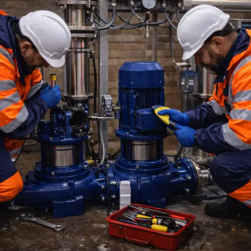 Planned pump servicing and maintenance
